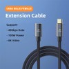 cablecc 40Gbps USB4 Extension Cable Male to Female with 100W