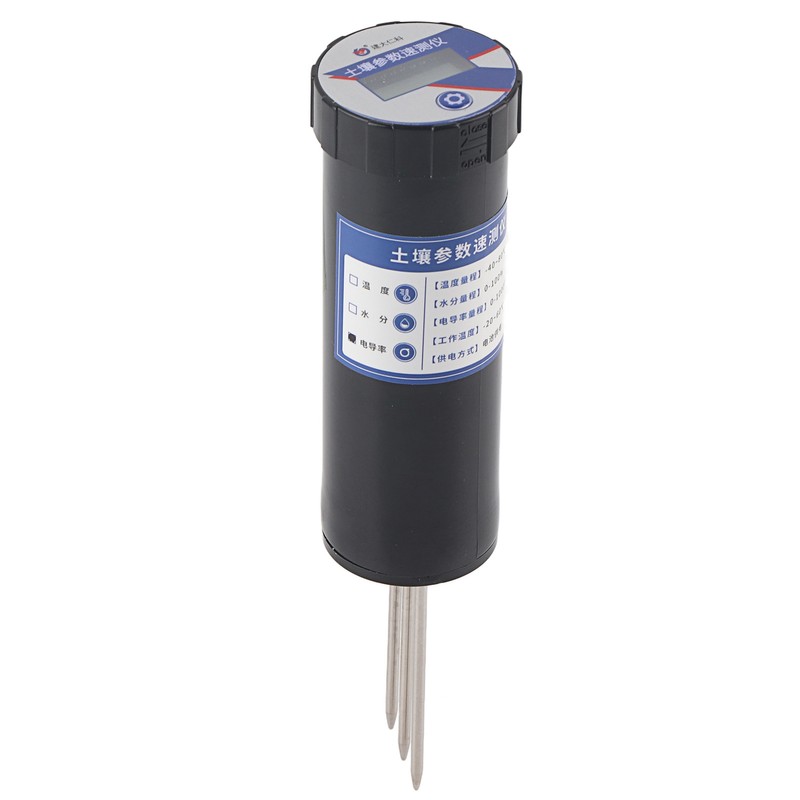 Soil EC Tester Stainless Steel Corrosion Resistant Durable LCD Accurate