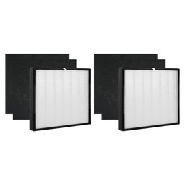 Nispira AK46001 Filter Replacement For Oreck Air Response Medium (WK16001) Air Purifier True HEPA Activated Carbon, 2 Sets