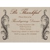 75 Custom Burlap Textured Thanksgiving Invitations with Envelopes