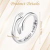 Umarmung Ring für Damen, 925 Sterling Silber Ringe Always with