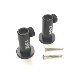 TMC 2 x Anodized Aluminium Stage stands with locking nuts, screws, Carp/Coarse. Perfect for wooden platforms