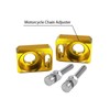 LINGQI RACING Dirt Bike Rear Axle Block,CNC Chain Tensioner Adjuster
