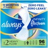 Always Infinity Feminine Pads for Women, Flexfoam Pads with Wings,