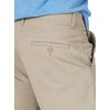 Lee Men's Extreme Motion Flat Front Short, Pebble, 42