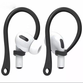 EEZ Silicone Sports Anti-lost Ear Hook For AirPods 1 2 3 4 Pro Strap Earhook Holder - Black