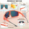 FEISEDY Sports Sunglasses Mens Women Baseball Sunglasses Biking Cycling Sunglasses