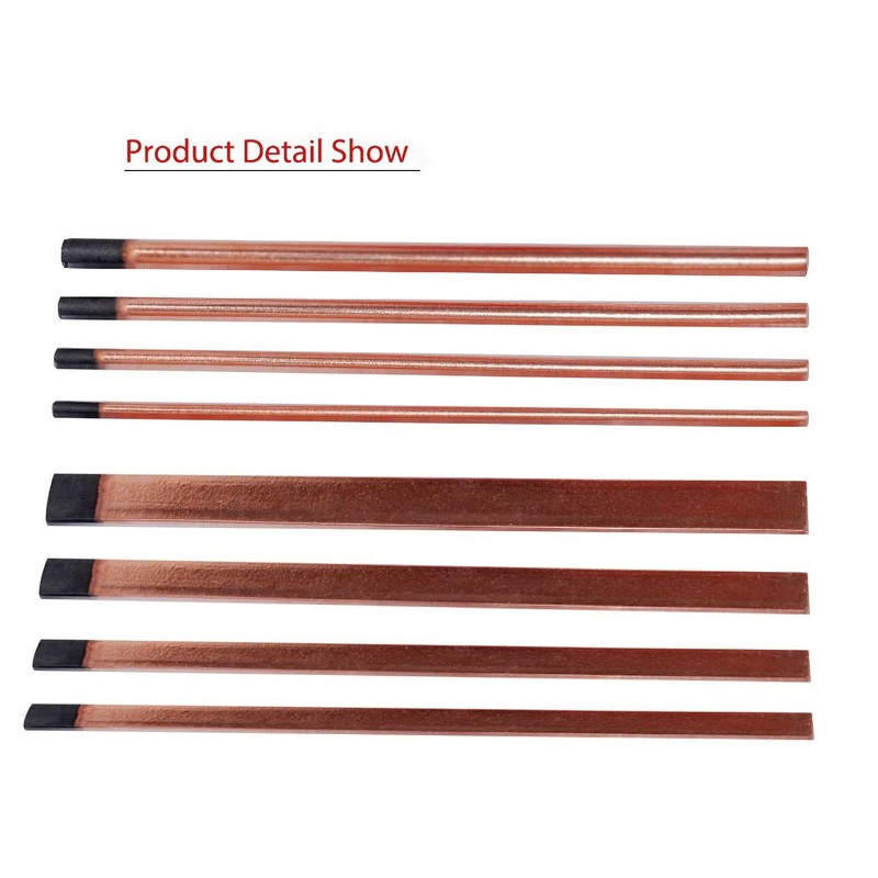 Surprecision Arc-air Gouging Carbon Rods 0.16" x 13.98", Round Copper