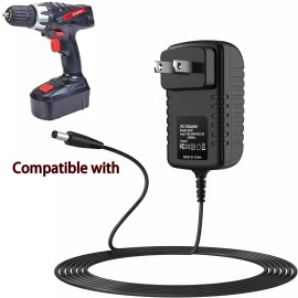 FASPKOW AC Adapter FOR DrillMaster 18V NiCd Battery Charger Drill Master 18 Volts Drills