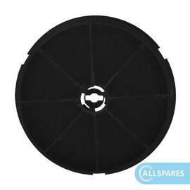 AllSpares Activated Carbon Filter (x3) for Cooker Hoods Suitable for Refsta K25, Zanker Type H / 9029793784 and Tecnowind TW150 / TW 150 / Type H (Diameter 193 mm)