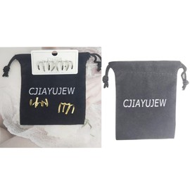 Claw Earrings Cuff for Women, Cubic Zircon Needle Stud Earrings, Half Hoop (S)