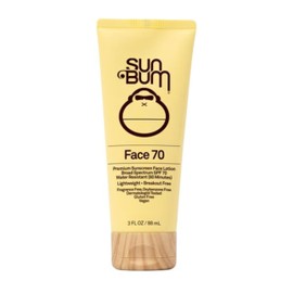 Sun Bum Sun Bum Original SPF 70 Sunscreen Face Lotion | Broad Spectrum Moisturizing Facial Sunblock with Vitamin E | Oil Free | Hawaii 104 Act Compliant (Octinoxate & Oxybenzone Free) | Travel Friendly | 3 oz