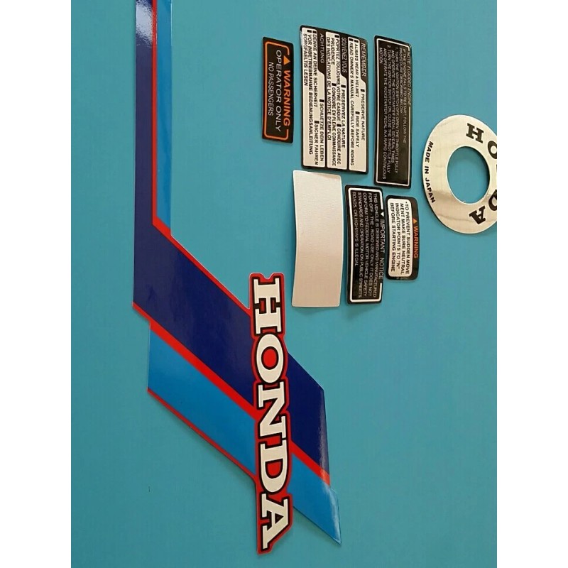 HONDA ATC70 1984 MODEL DECAL GRAPHIC SET (10 DECALS) (#*h03)