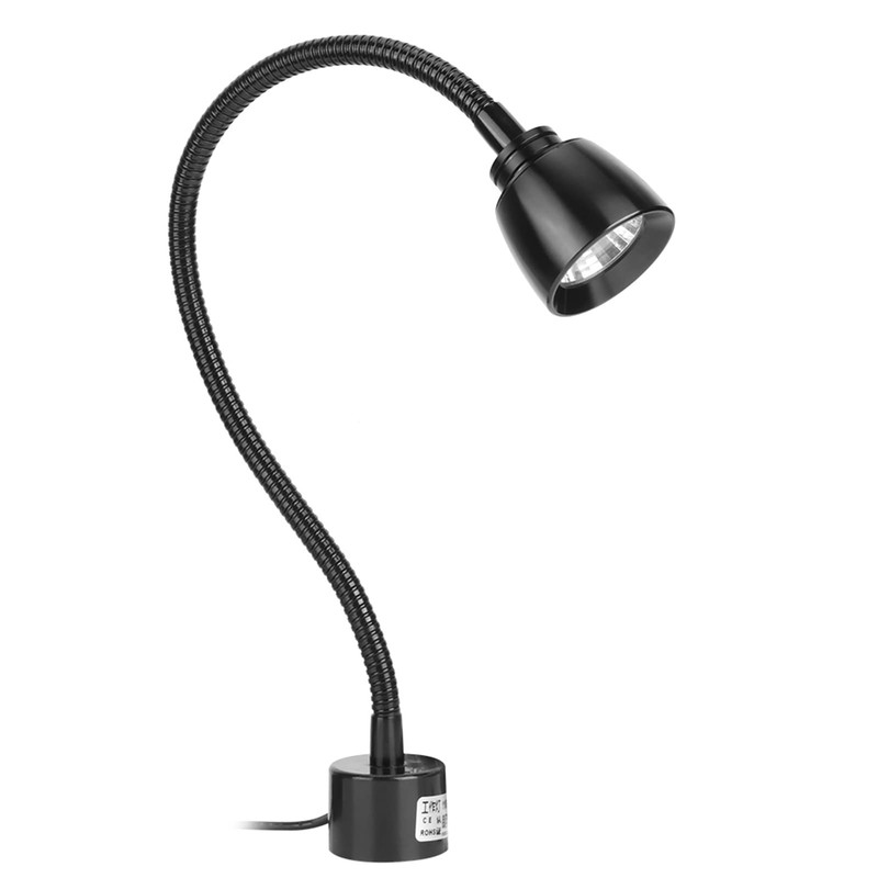 LED Light, Metal LED Working Light with Flexible Gooseneck Machine