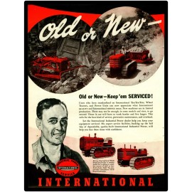 International Harvester Trac Tractors New Metal Sign: 12 x 16 Large Size