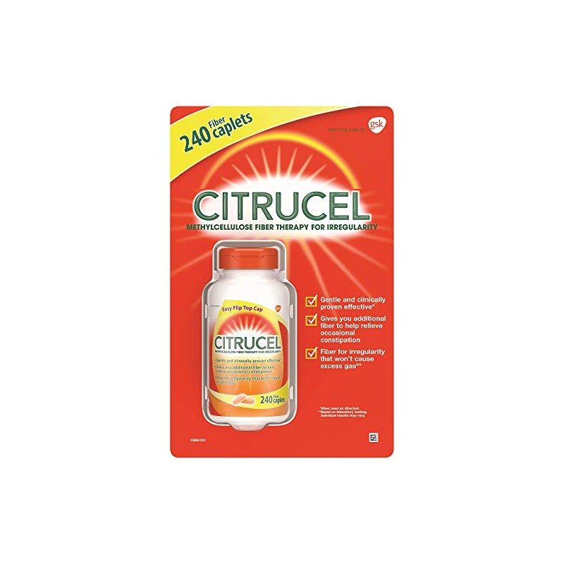 Citrucel Fiber Therapy for Regularity 500 Mg, 240 Caplets