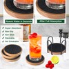 EDEGG Coasters for Drinks Absorbent 5 Pack, Coasters for Coffee