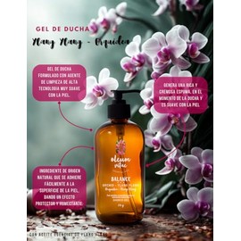 OLEUM VITAE Gel de Ducha con Aceite Esencial de Ylang Ylang. Altamente hidratante. Contiene Extractos de Caléndula, Aloe Vera y Manzanilla. 250gr