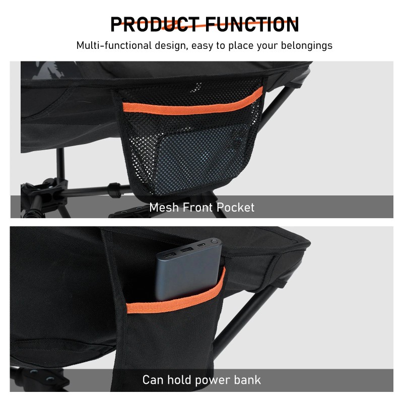 NOVSIGHT Portable Folding Chair Packable for Camping Bench Backpacking Outdoor
