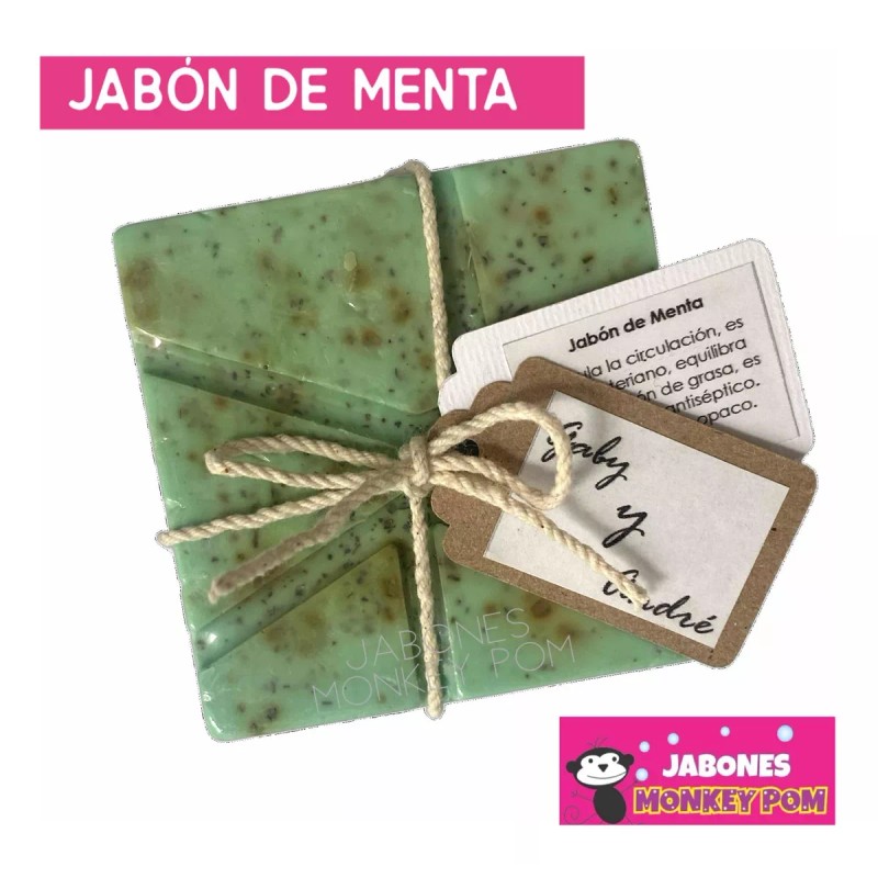 Jabones Monkey Pom 50 Jabones Artesanales Recuerdos Personalizados +100 Gr
