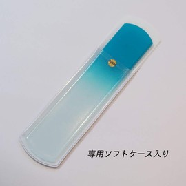 [Made in Czech] Glass huttokeafairu Coarse/Fine Double Sided Type Pastel Blue