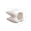 YOUYA DENTAL Succulent Plant Pots, Cute Tooth Shape White Ceramic