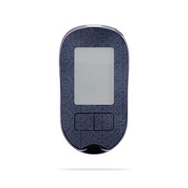 MightySkins Skin Compatible with Accu-Chek Aviva Plus - Charcoal Lattice | Protective, Durable, and Unique Vinyl Decal wrap Cover | Easy to Apply, Remove, and Change Styles | Made in The USA