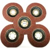 115mm 40 Grit Flap Discs Pack of 5 for Grinder,