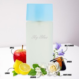 Royal Fragrance Sky Blue Eau de Parfum Natural Spray Perfume for Women 100ml/3.3.fl.oz. - Women's Fragrance
