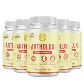 Pelican Vitamins ARTHOLUX- Joint & Mobility Health Support- 5 Bottles- 300 Capsules