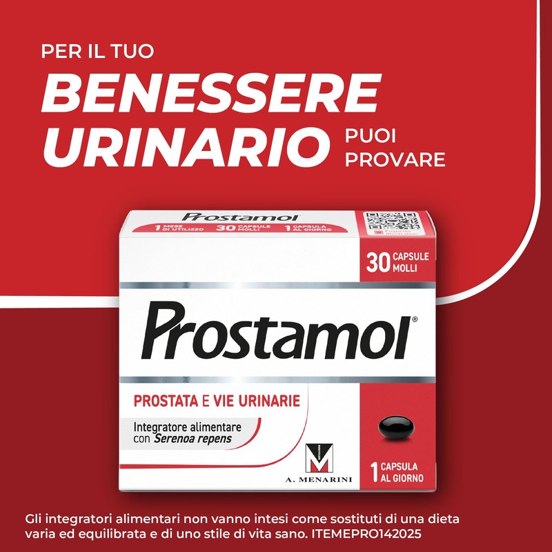 Prostamol 30 Capsule Molli - Integratore Alimentare a base di
