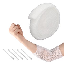Elastic Mesh Bandage, Elastic Mesh Wound Bandage, Breathable, Tubular Elastic Bandage Holder, Breathable Tube Cover, for Arm and Foot (1 m)