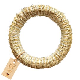 Straw Rings 20 x 3 cm for DIY Advent Wreaths - Natural Blanks Made of Straw for Creative Christmas Decorations - for Flower Arrangements for Crafts for Celebrations, Weddings, Gifts, Made in Germany