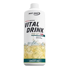 2 x Best Body Nutrition Vital Drink, 1 Litre Bottle, Pink Grapefruit (Pack of 2)
