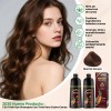 Shampoo Con Tinte Hair Dye Natural Jengibre Para Cubre Canas