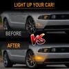 StylinPro Front Amber LED Side Marker Lights Compatible with Ford