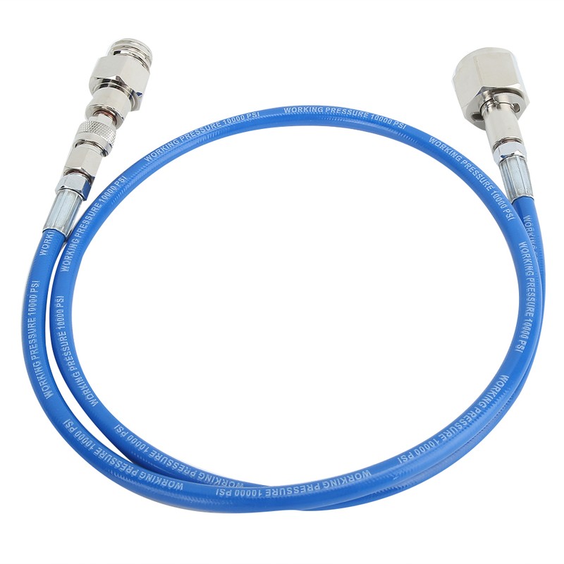 1m/3.3ft Blue G1/2-14 CO2 Hose Soda Water Adapter Hose Kit