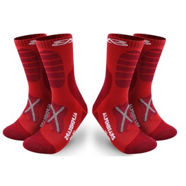 Alpen Bears Hiking Socks Made of Merino Wool [2 & 3 Pairs] Professional Trekking Socks for Hiking - Outdoor Socks for Women Men & Children - Warm Merino Hiking Socks - Functional Socks - Trekking