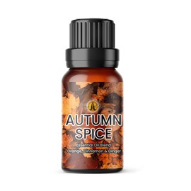 Aroma Energy | Autumn Spice Essential Oil, 100ml - Blend of Ginger, Orange & Cinnamon Essential Oils