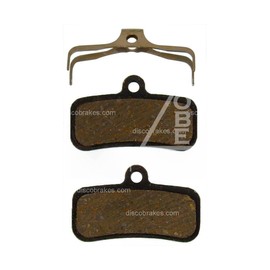 DiscoBrakes Pads Compatible with TRP Quadiem, Slate T4, G-Spec Trail SL, 4-Piston / 4-Pot Disc Brake Systems, Made with Kevlar