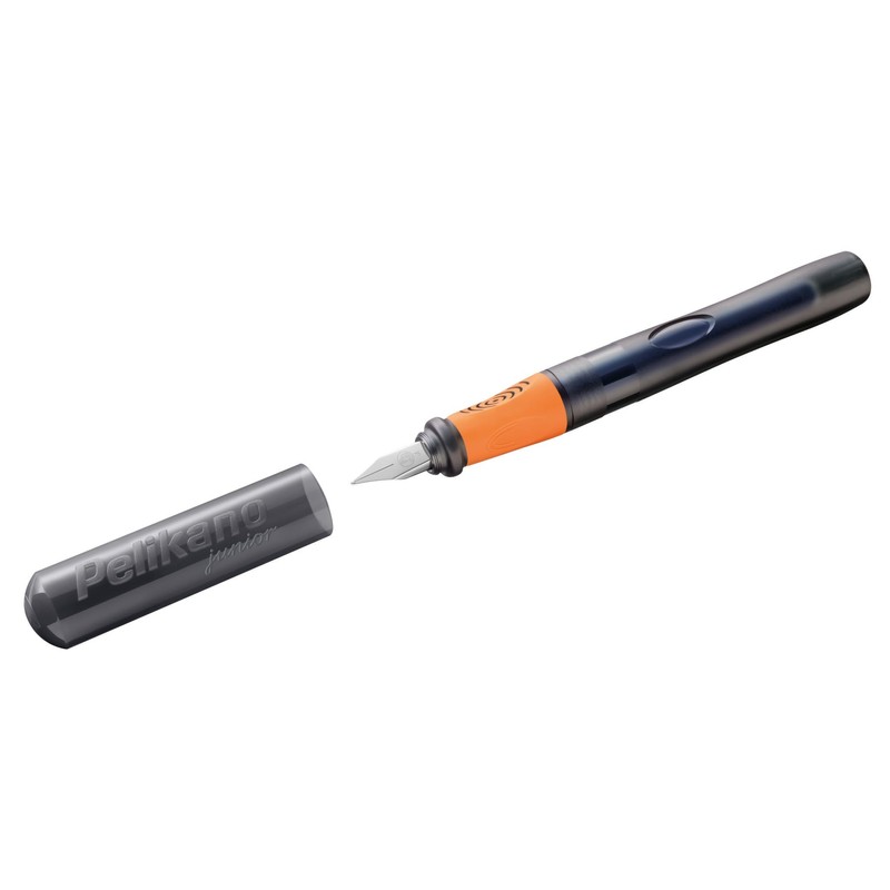 Pelikan Pelikano Junior 824842 Fountain Pen for Right-Handed Users, Anthracite,