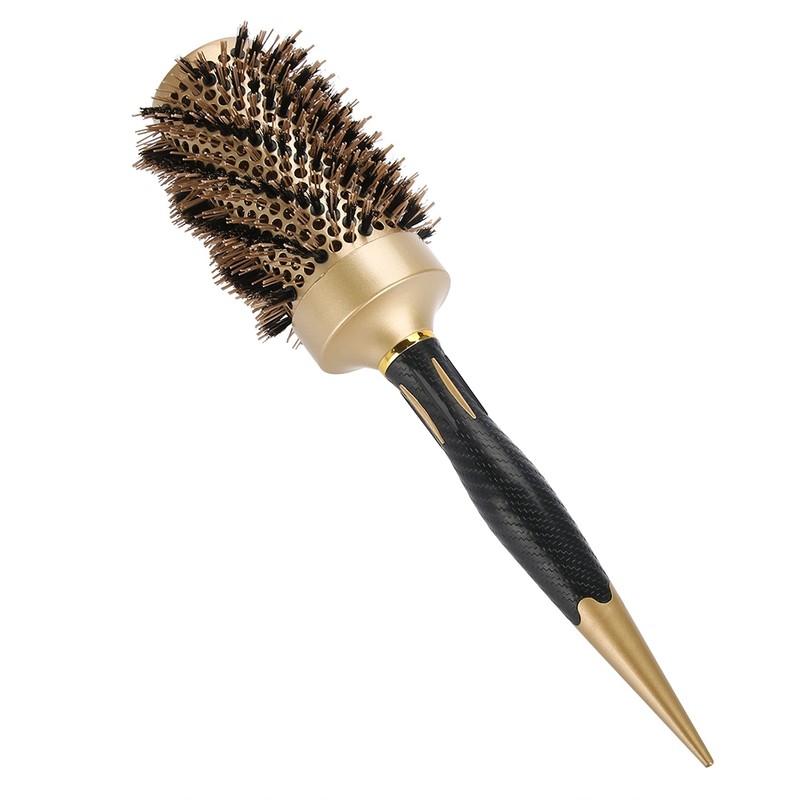 Professional Anti static Round Hair Comb Salon Styling Brush Twill