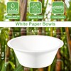 GREENESAGE 125 Pack Paper Bowls Disposable Bowls 9oz - Eco-Friendly,