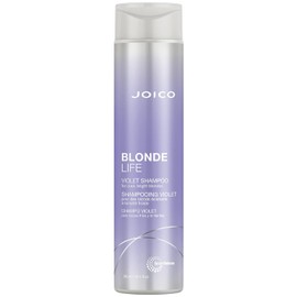 Joico Blonde Life Shampoo Violeta | Para Cabello Rubio Frío y Luminoso | Neutraliza Tonos Anaranjados | Elimina Tonos Amarillos | Aumenta el Brillo | Sin Sulfatos | Con Aceite de Monoi y Tamanu