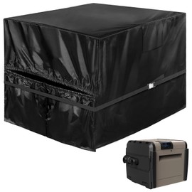 PAMASE Thick Fleece Pool Heater Cover - 39.4" L*33.5" W*27.6" H Insulation Heavy Duty Pool Heat Pump Antifreeze Shade Compatible with Hayward, Winter Rainproof Snowproof PVC Coated 600D Oxford