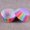 200pcs Rainbow Cupcake Cases Paper Wrapper for Baking Muffin
