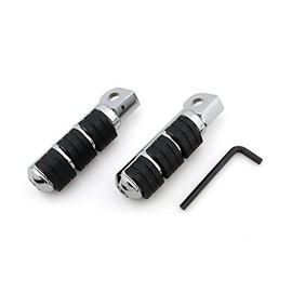 Topteng Foot Pegs Front for Ka-wa-sa-ki VN 800 Classic Custom 1500 for Su-zu-ki Marauder 1600