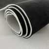96“ × 60“ Black Car Suede Headliner Fabric with Foam