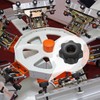 sourcing map 10pcs Clamping Star Knobs M8 Metric Female Thread