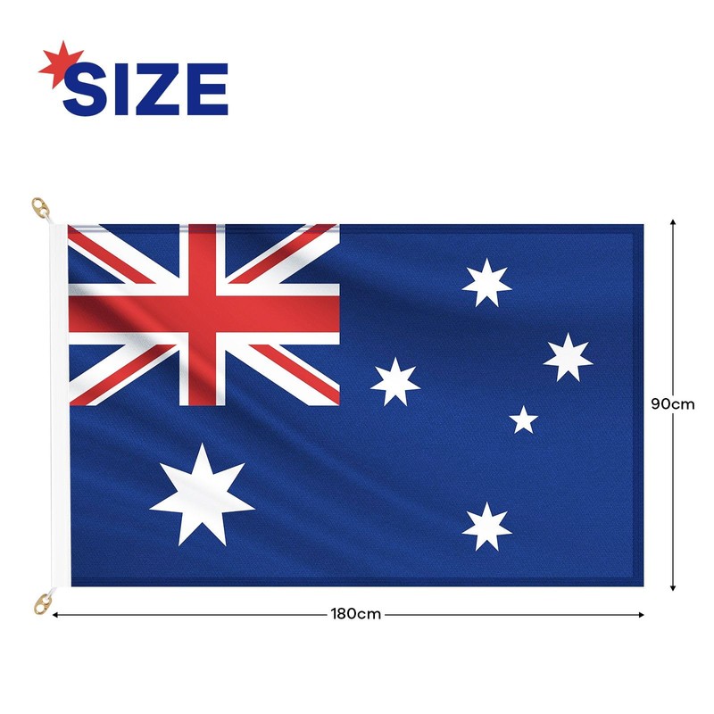 180x90cm Australian Aussie Flag Australia Anzac Day OZ Outdoor AU